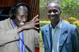 Photocollage of veteran radio presenter Charles Omuga